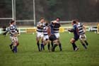 Tynedale's Stuart Johnson on the charge against Old Albanians. Photo: David T. Hewitson/Sports for All Pics